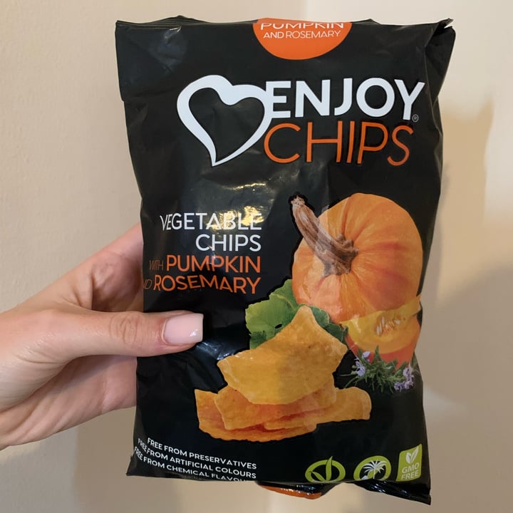review photo of Enjoy Chips Chips vegetali con zucca e rosmarino shared by @joyamassaad on 11 Dec 2021 - review