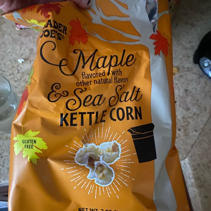 Trader Joe's maple & sea salt kettle corn Review abillion