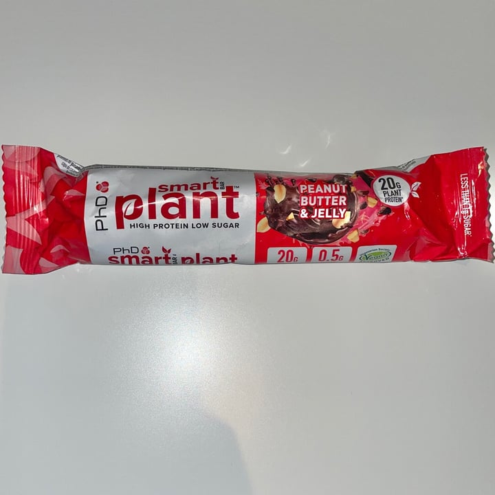 Phd smart plant Peanut Butter and Jelly Protein Bar Review abillion