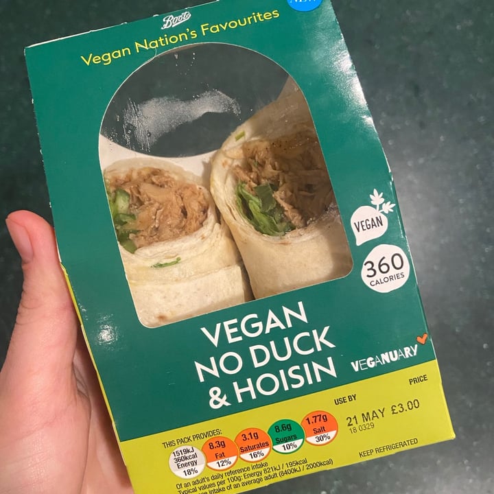 Boots Vegan No Duck & Hoisin Review abillion