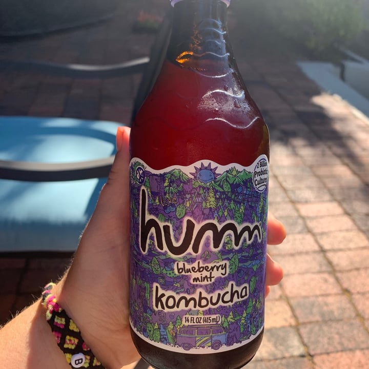photo of Humm Kombucha Blueberry Mint shared by @clairecancook on  04 Aug 2020 - review