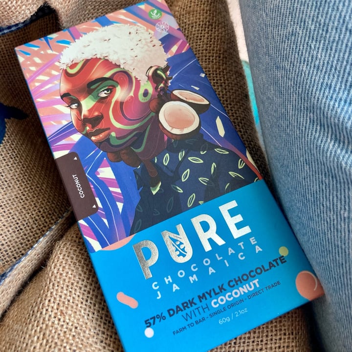 Pure Chocolate Jamaica 57 dark mylk chocolate with coconut Reviews abillion