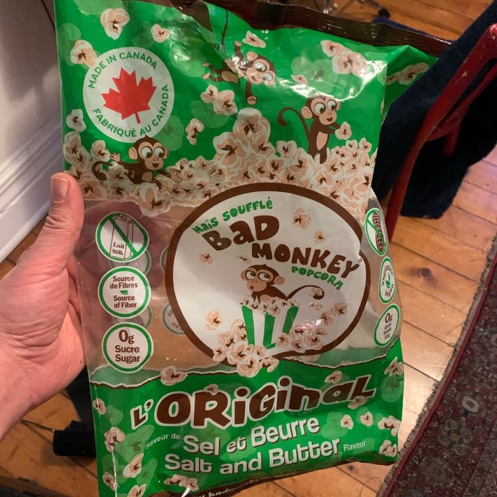 Bad Monkey Original Salt & Butter pop corn Review abillion