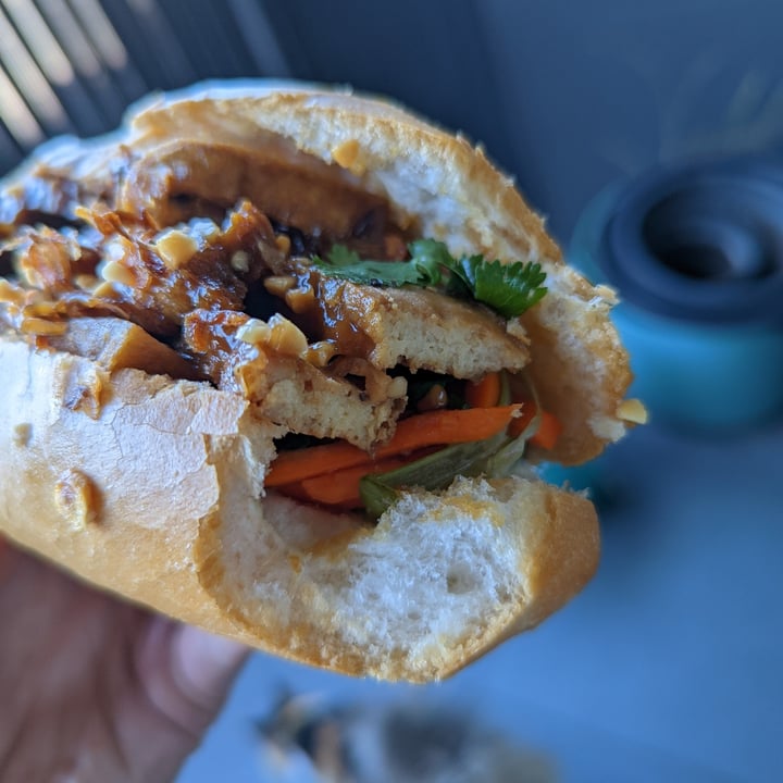 Luke's Bakery Moonee Ponds, Australia Vegan Caramelised Onion Baguette