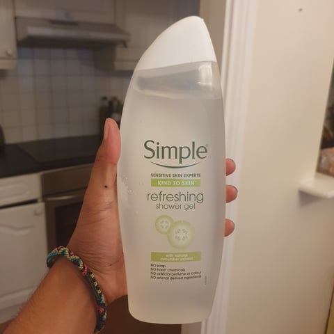 Simple, Kind to skin refreshing shower gel, soap & shower gels, body & skincare, health and beauty, review