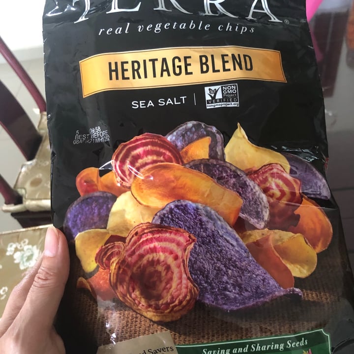 Terra heritage blend Real vegetable chips Sea Salt Review abillion