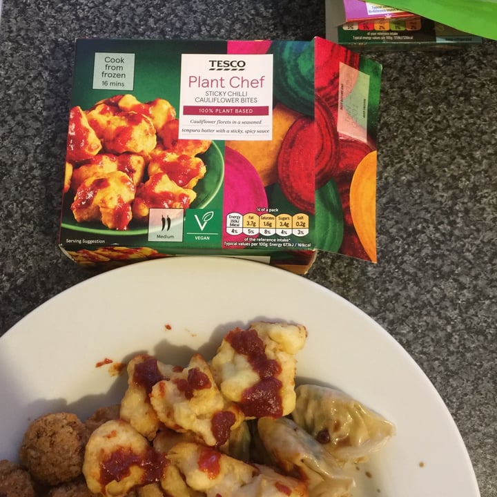 Tesco Plant Chef Sticky chilli cauliflower bites Review abillion