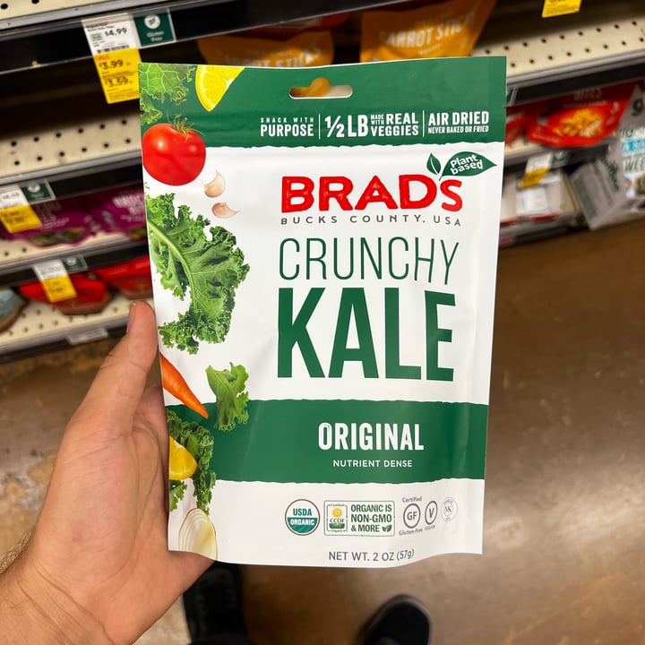 Brad’s Plant Based Crunchy Kale Original Review abillion