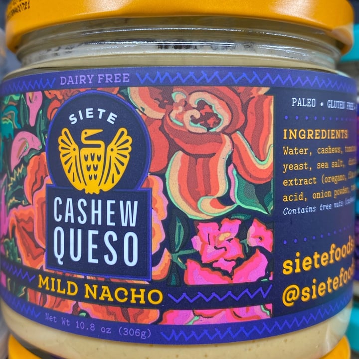 Siete Family Foods Cashew Queso Mild Nacho Review abillion
