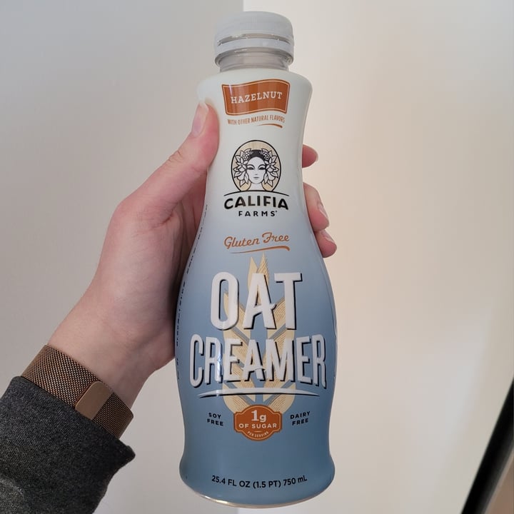 Califia Farms Oat Creamer Hazelnut Review abillion
