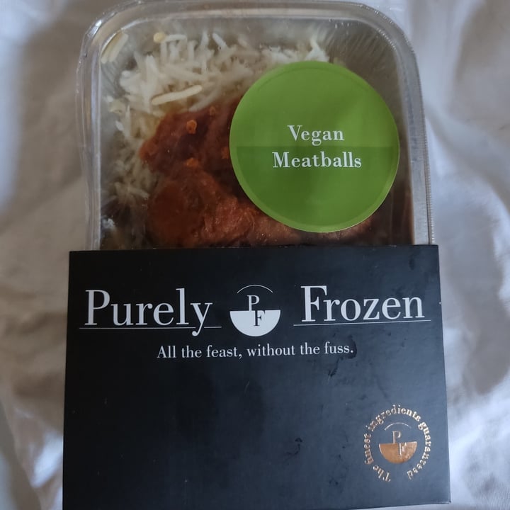 Purely Frozen Vegan Meatballs Review abillion