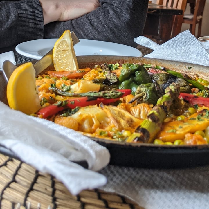 Restaurante Al Lago Zahara, Spain Paella de verduras Review abillion