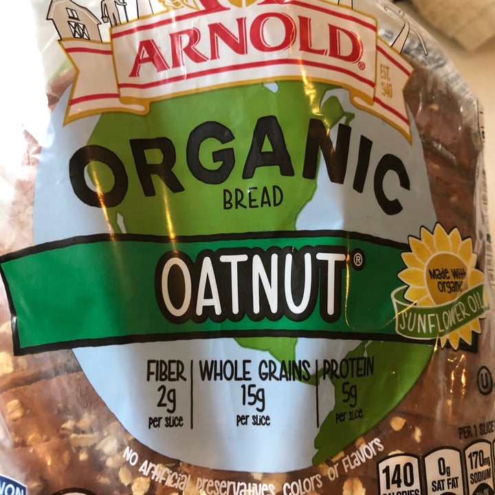 Arnold Organic oat nut bread Review abillion