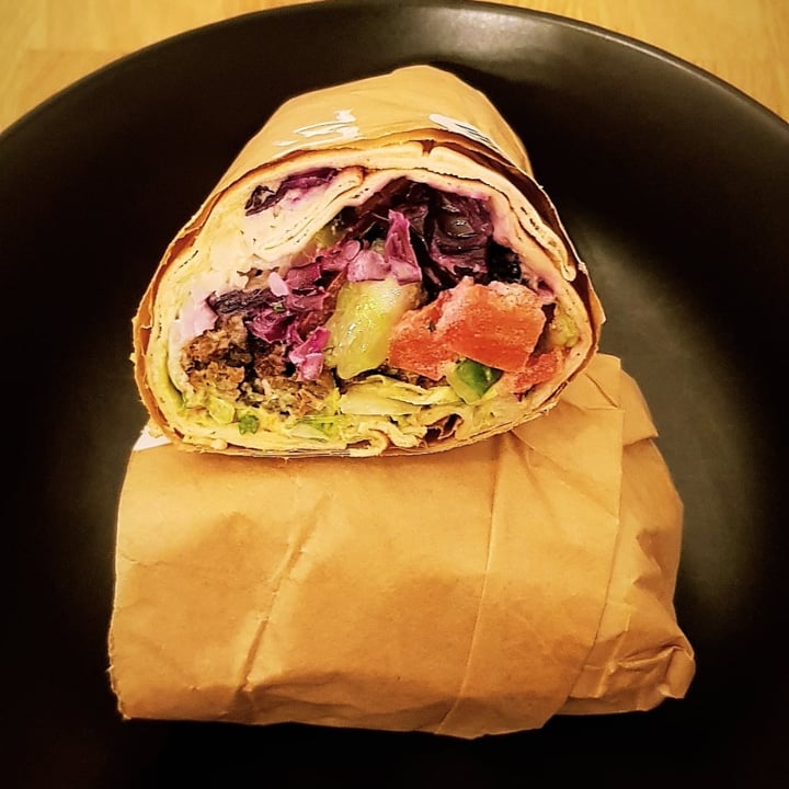 Garbanzo Ottakring, Wien, Austria Classic Falafel Wrap Review abillion