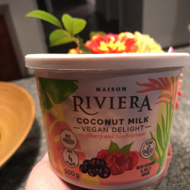 Maison Riviera Vegan Delight Raspberry and Blackcurrant Coconut Milk