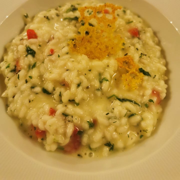 review photo of Villa Calini - Ristorante Alessandro Cappotto Risotto ortiche e fragole shared by @lalau88 on 07 Mar 2022 - review