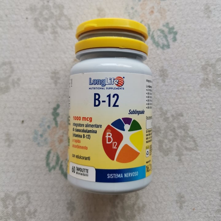 review photo of Longlife Vitamina b12 sublinguale 1000 mcg shared by @ele25cf on 10 Sep 2021 - review