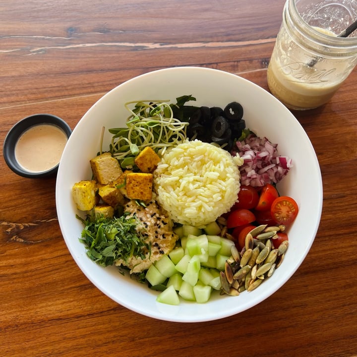 Fresco Hábito Centro, Playa del Carmen, Mexico Tofu Rice Bowl Review