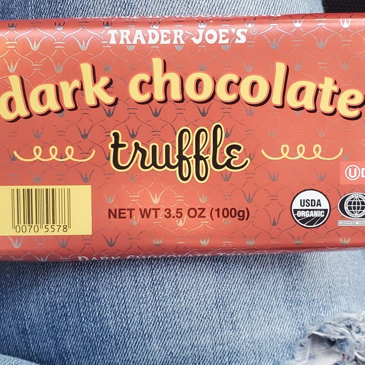 Trader Joe's Dark Chocolate Truffle Bar Review abillion