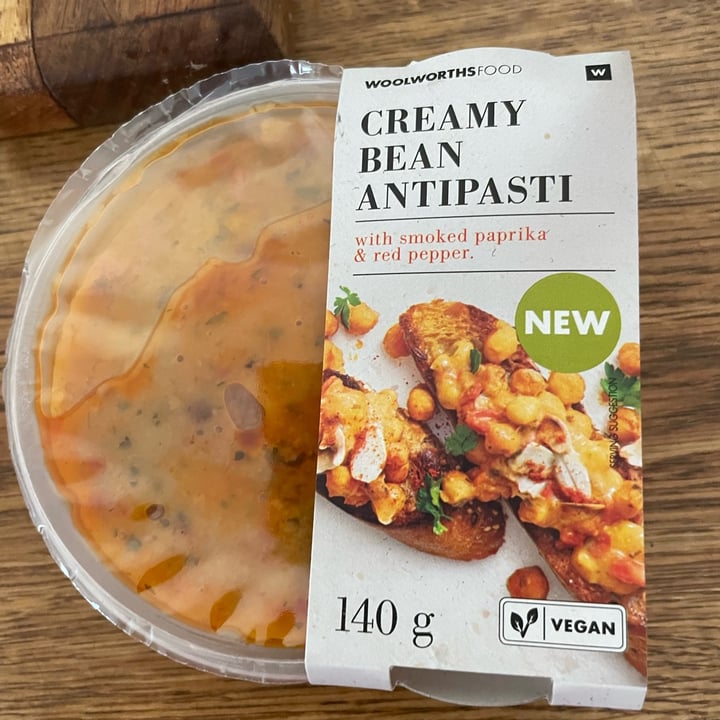 Woolworths Food Creamy bean antipasti with smoked paprika & red pepper
