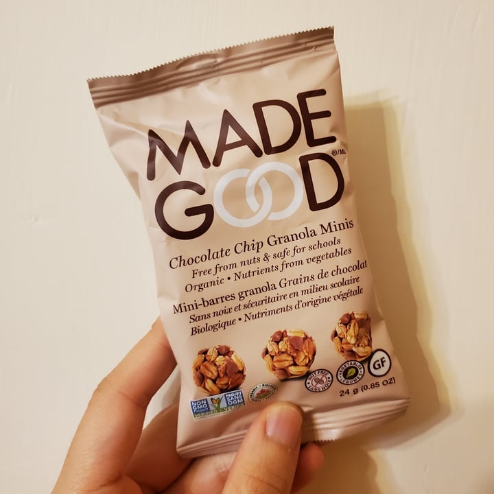Made Good Chocolate Chip Granola Minis Review abillion