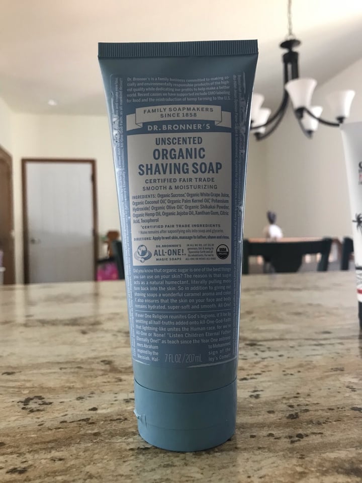 Dr. Bronner's Unscented Organic Shaving Soap Reviews abillion