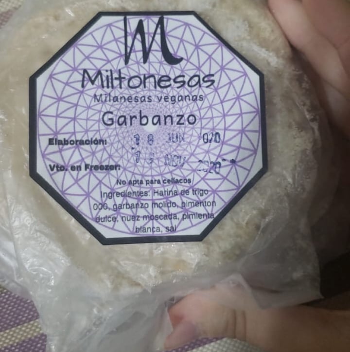Miltonesas Milanesas de garbanzo Review abillion