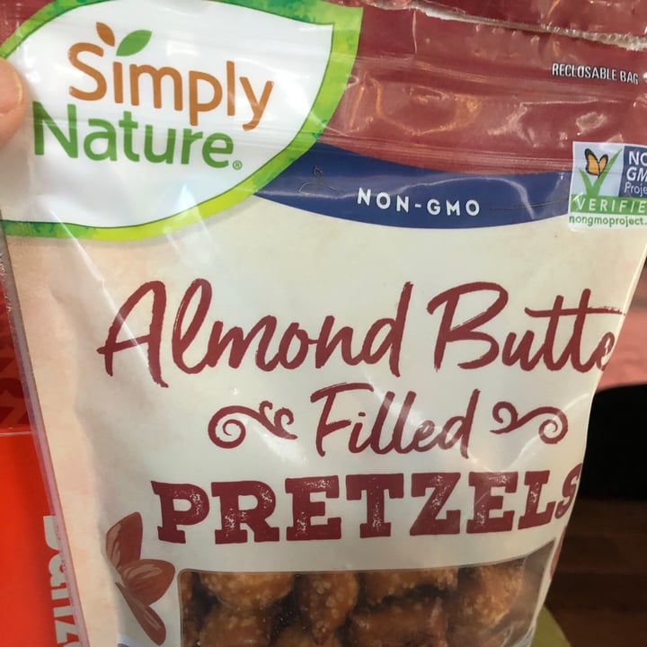 Simply Nature Almond butter filled pretzels Review abillion