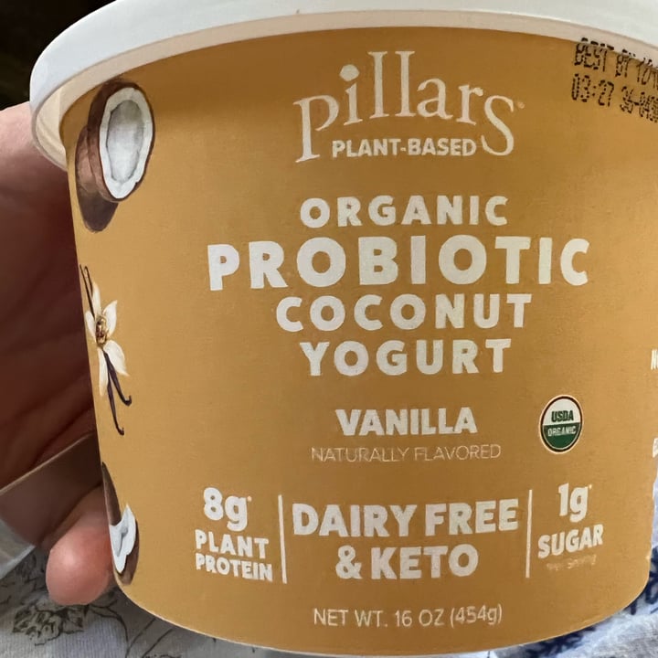 Pillars organic coconut yogurt vanilla Review abillion