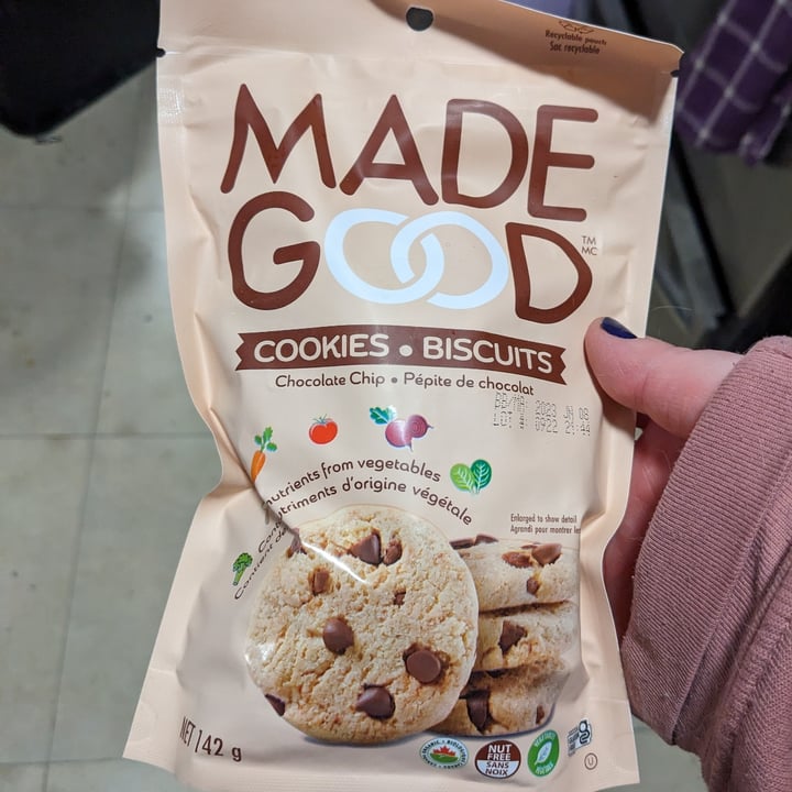 Made Good Chocolate chip cookies Review abillion