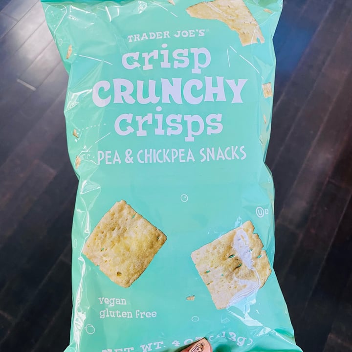 Trader Joe's Crisp Crunchy Crisps Pea & Chickpea Snacks Review abillion