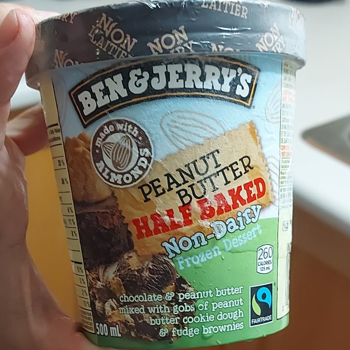 Ben & Jerry's Peanut Butter Half Baked NonDairy Frozen Dessert Review