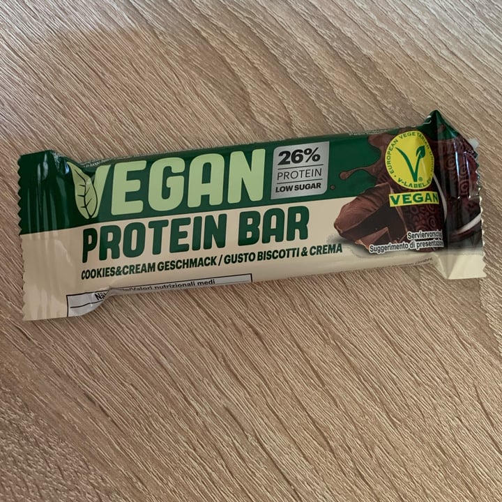 Lidl vegan protein bar gusto biscotti e crema Review abillion