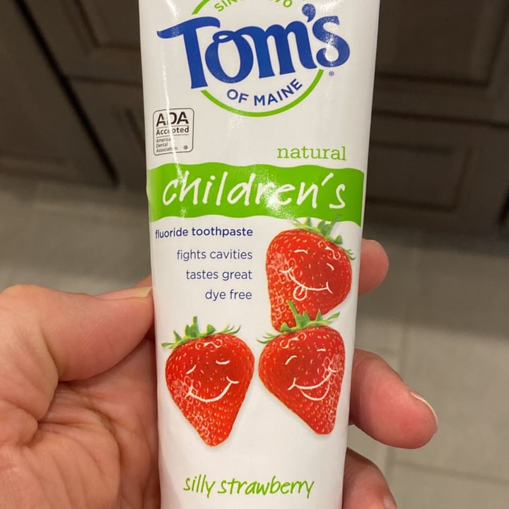 Tom's of Maine Children's Silly Strawberry Toothpaste Review abillion