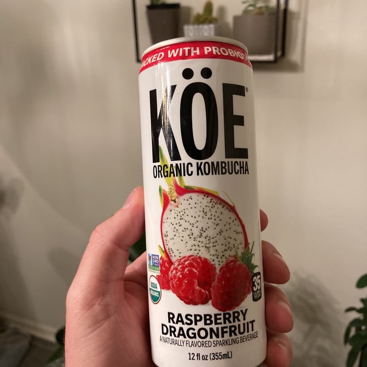 Koe Organic Kombucha Raspberry Dragonfruit Review abillion