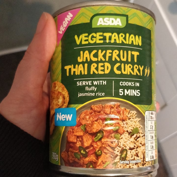 ASDA Jackfruit Thai Red Curry Review abillion
