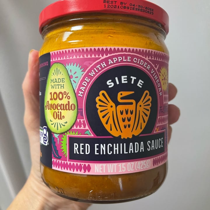 Siete Family Foods Red enchilada sauce Review abillion