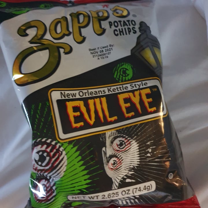 Zapp's Potato Chips Evil Eye New Orleans Kettle Style Chips Review