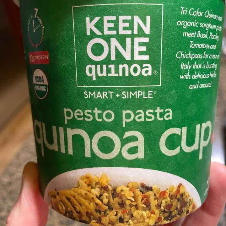 Keen one Pesto pasta quinoa cup Review abillion