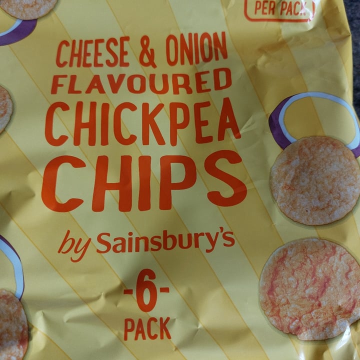 Sainsbury's Cheese and onion chickpea chips Review abillion