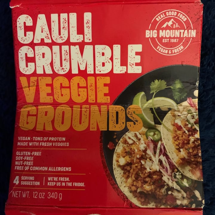 Big Mountain Foods Cauli Crumble Veggie Grounds Review abillion