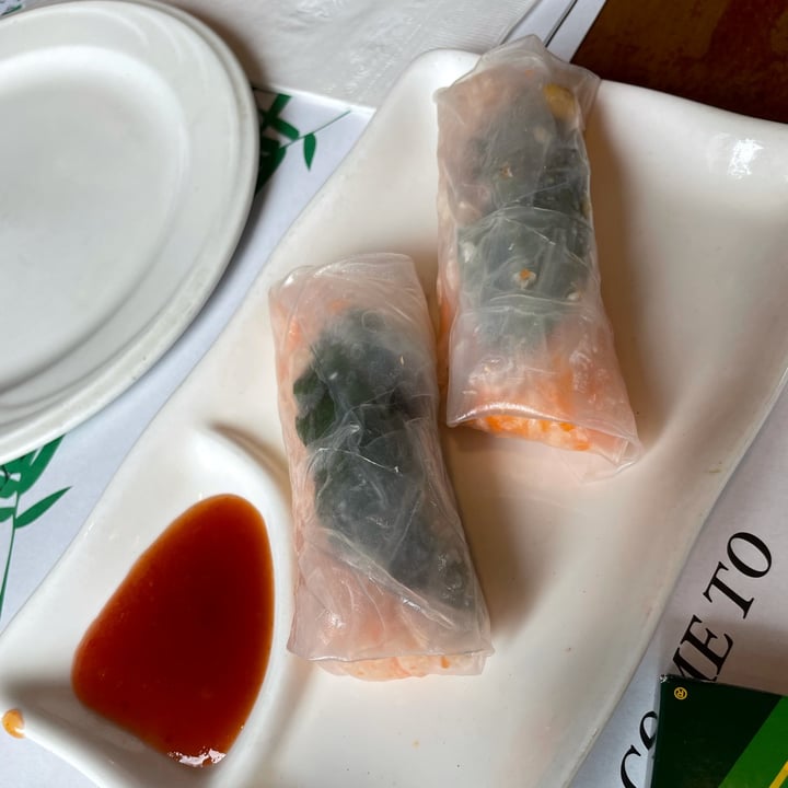 Veggie Heaven Denville, United States Moo Shu Basil Rolls Review abillion