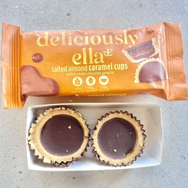 review photo of Deliciously Ella Salted Almond Caramel Cups shared by @immira on 31 May 2022 - review