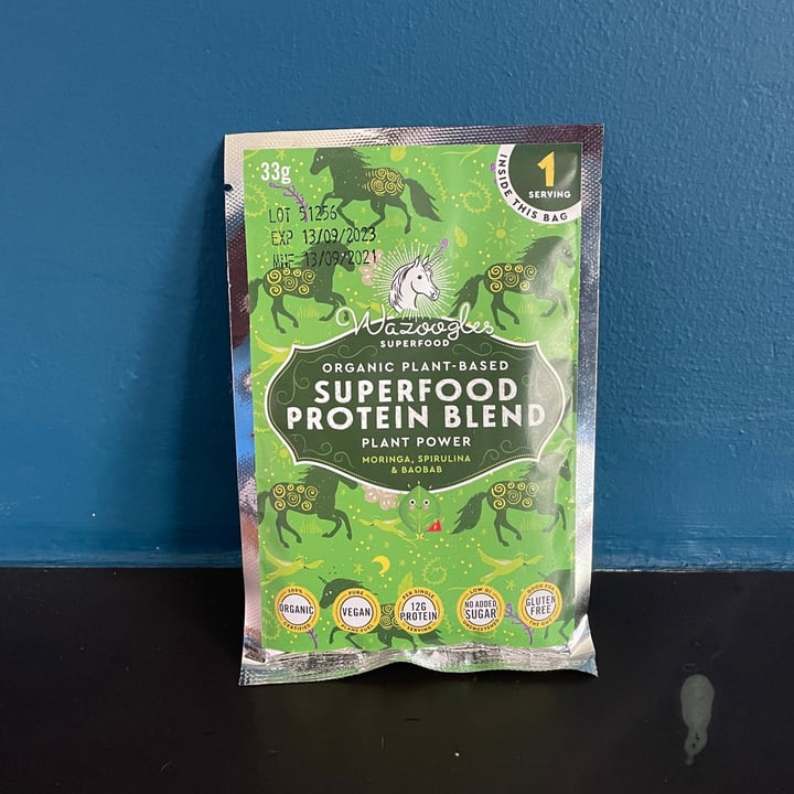 Wazoogles Superfood Superfood Protein Blend (Moringa, spirulina, baobab
