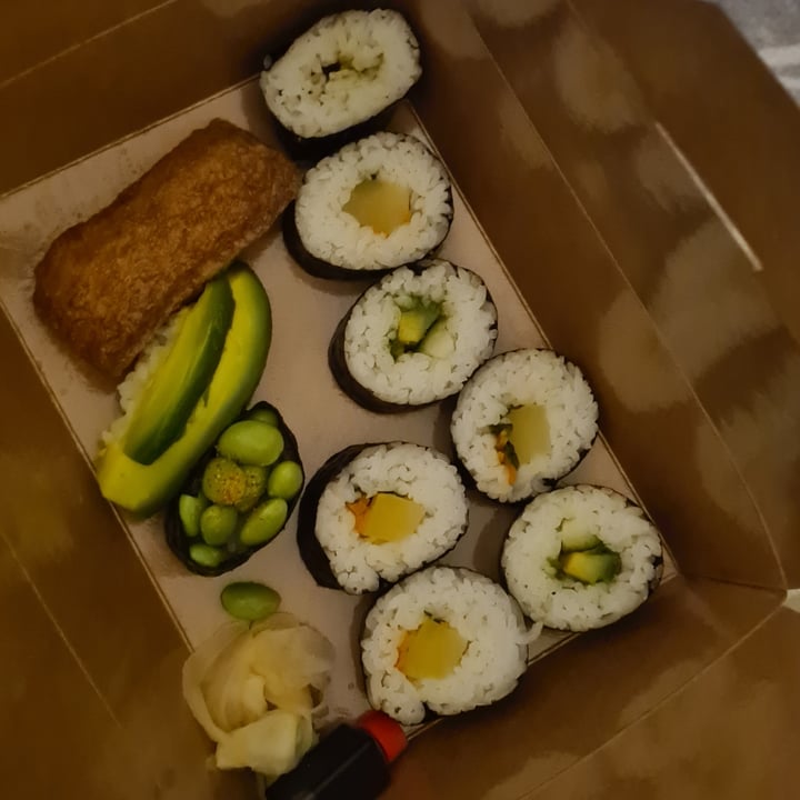 WA CAFE Galway, Ireland Vegetarian sushi set Review abillion