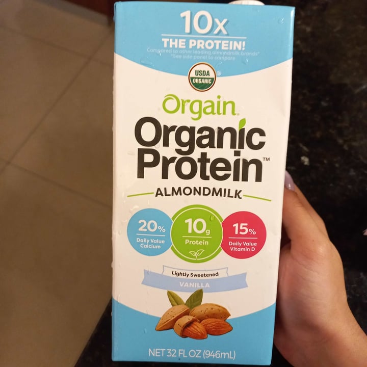Orgain Organic Protein Almond Milk Vanilla Reviews abillion