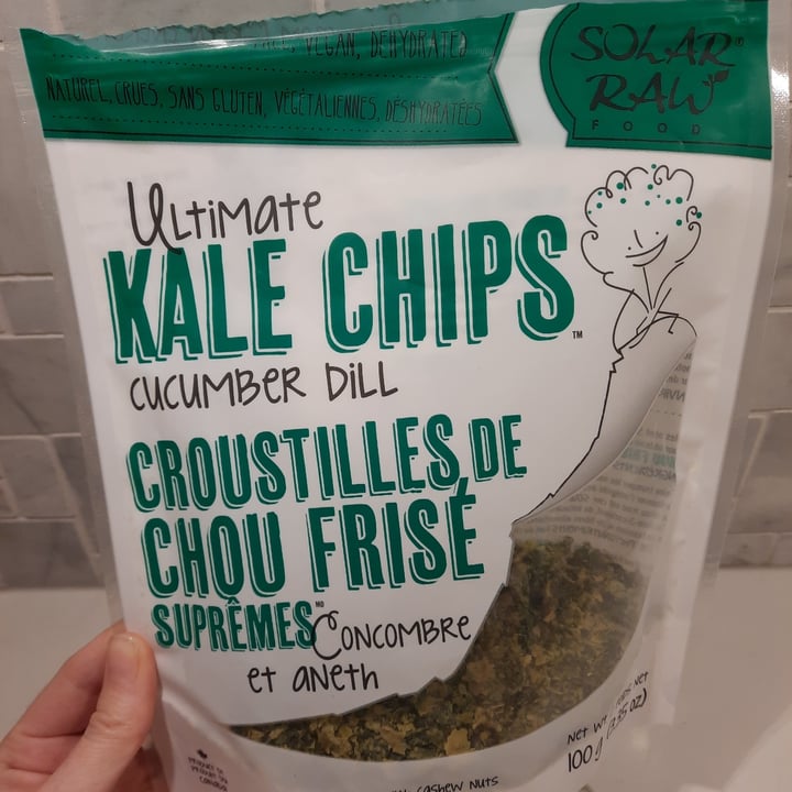 Solar raw Ultimate Kale Chips Cucumber Dill Review abillion