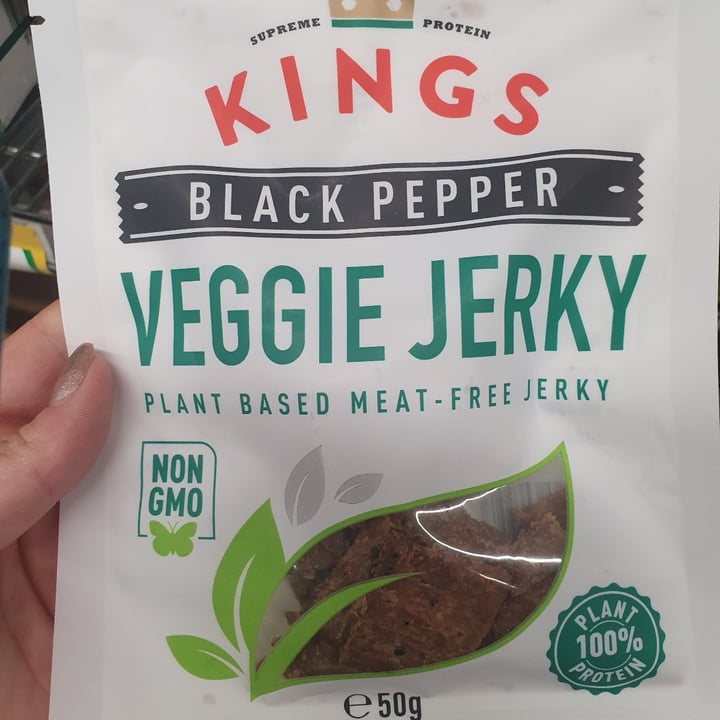 Kings Elite Snacks Salt pepper vegan jerky Review abillion