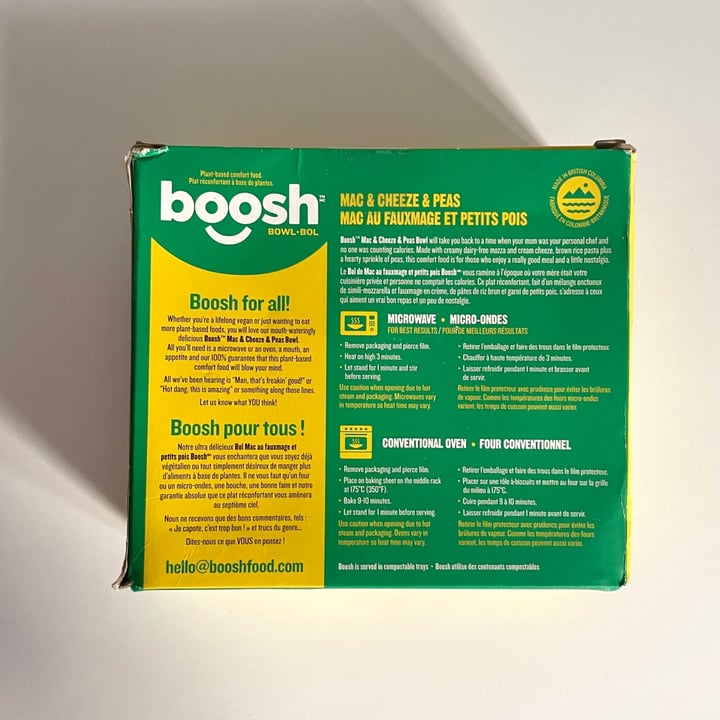 review photo of Boosh Mac & Cheeze & Peas shared by @gabba on 11 Aug 2021 - review