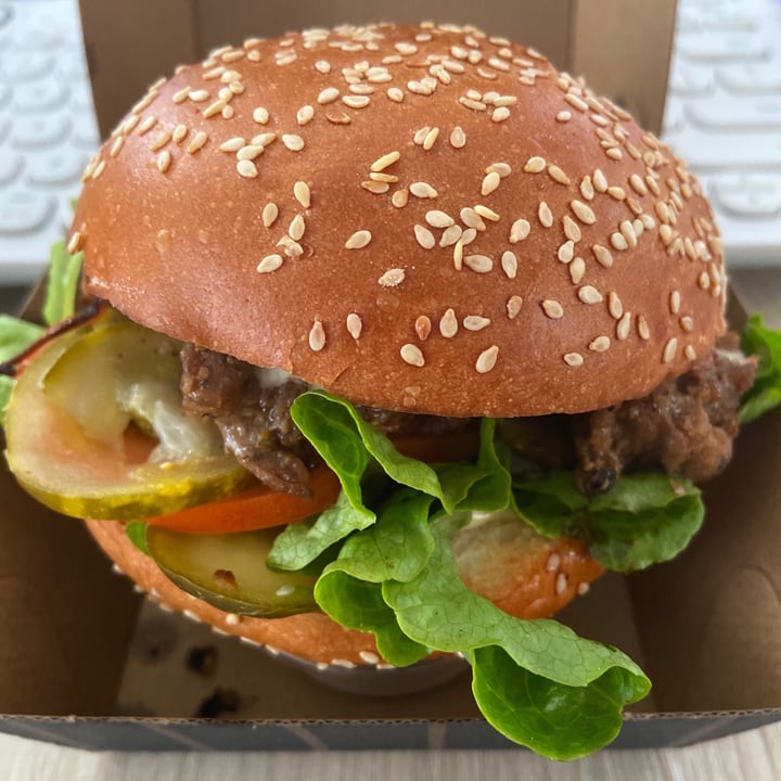 Ribs & Burgers Chatswood, Australia Fable Mushroom burger (no Dairy